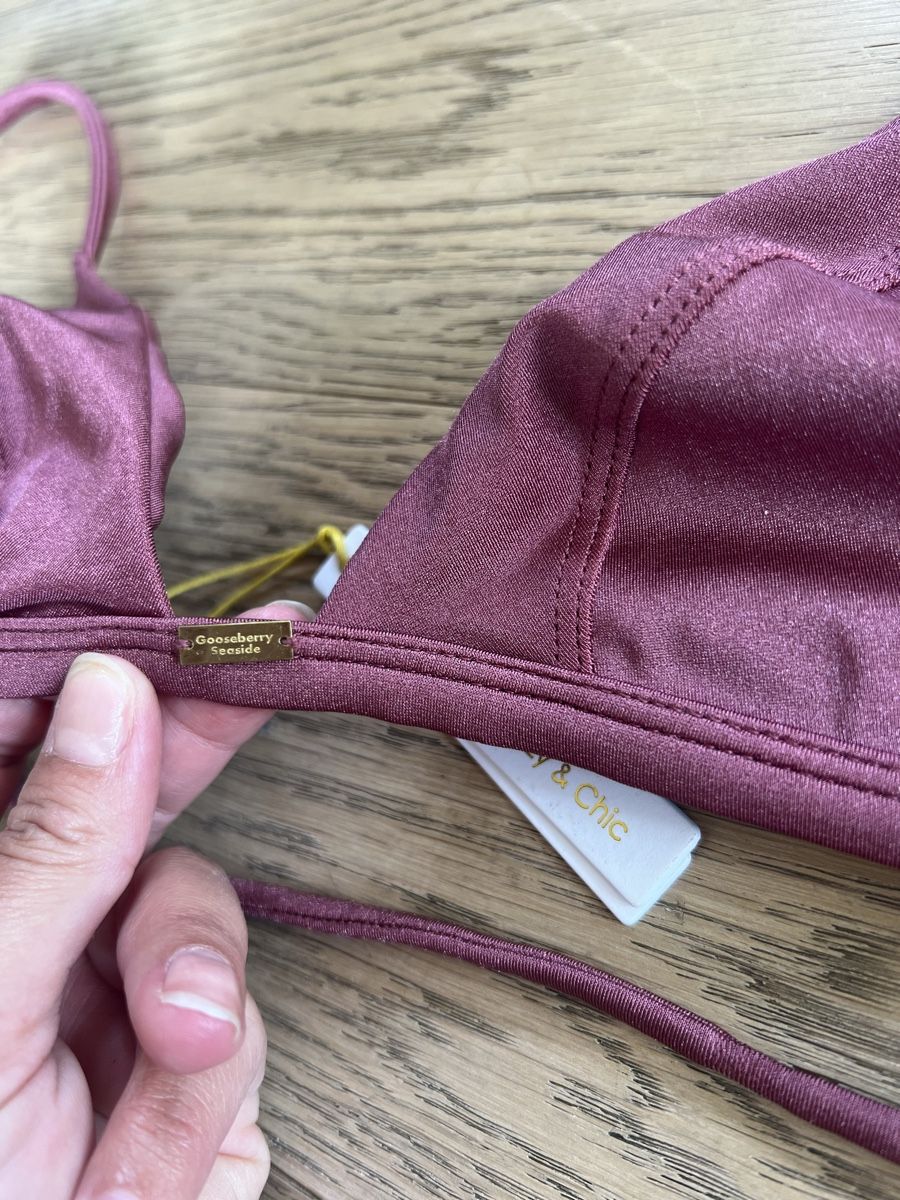 Costumi da bagno & Bikini: Gooseberry Seaside Bikini Set, Mauve – Nuovo e nell'imballaggio originale da Aarau venduto da Marylou90 2