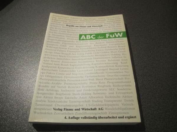 Livres: ABC der FuW – D'occasion à Zürich par Motzkuh