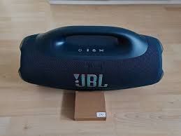 Neu Jbl Boombox 4 Blau mit Ladegerät und 2 Akkus, Garantie