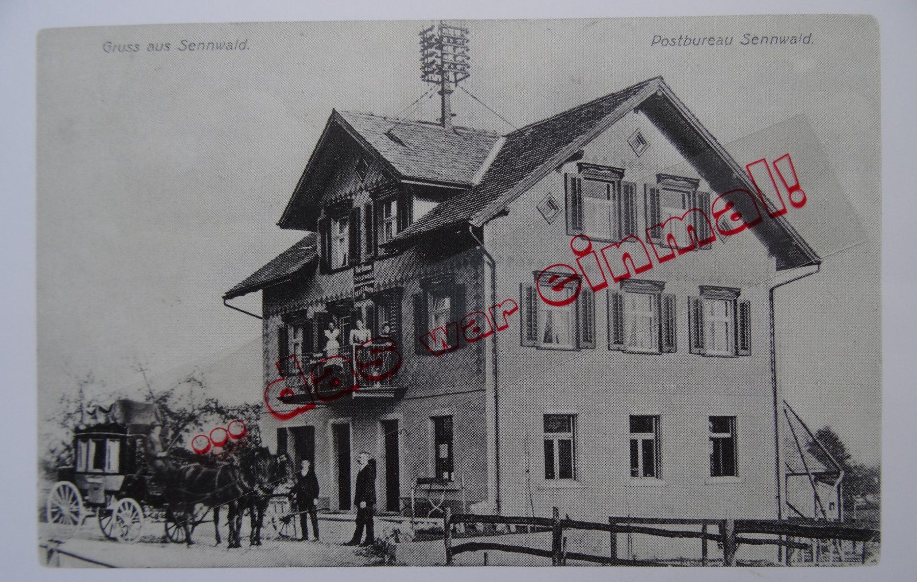 Cartoline postali: St. Gallen Sennwald Post anno  dazumal – Usato da Safnern venduto da Wstussi