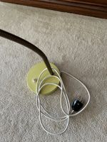 Gelbe Vintage Schreibtischlampe im Retro Design der 70er