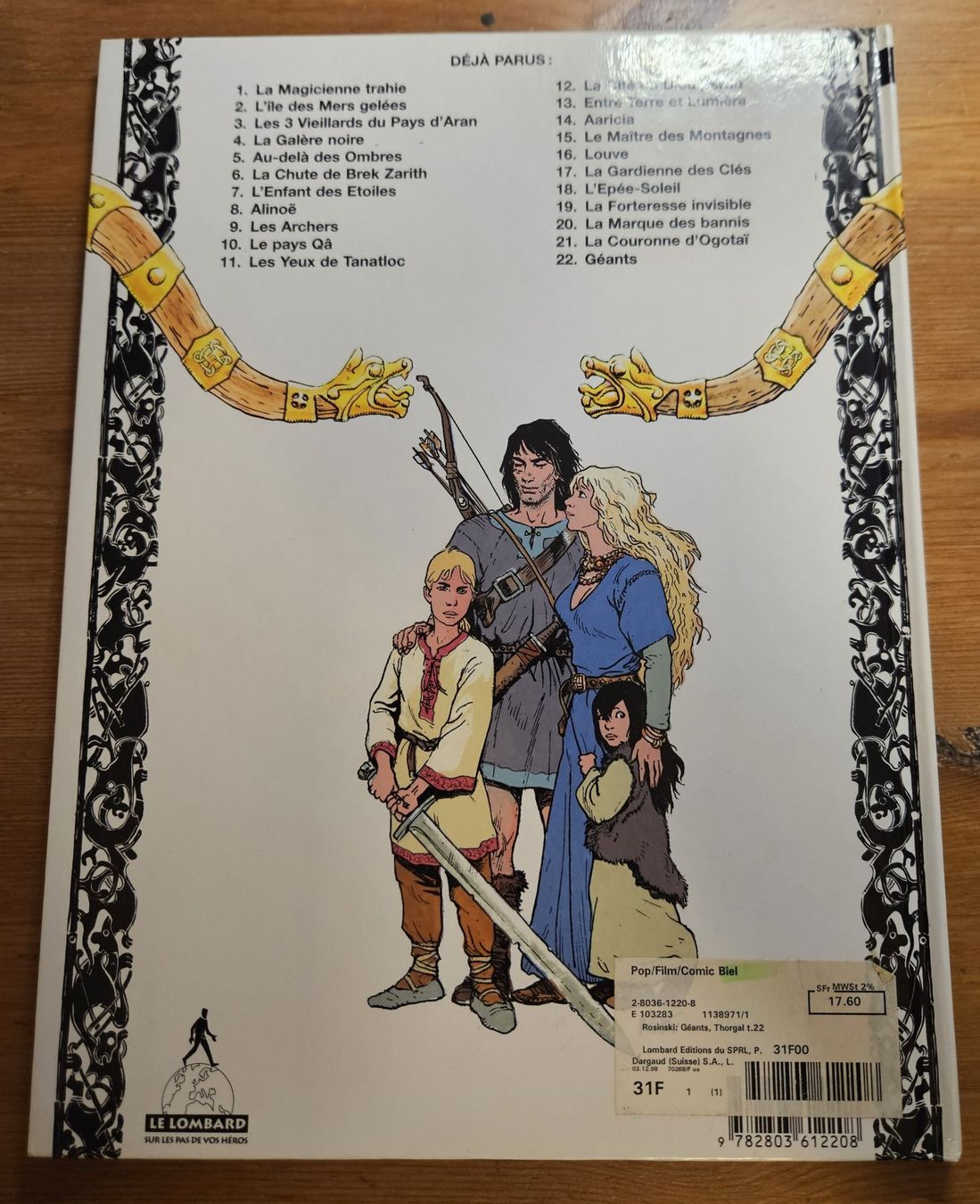 Fumetti: Thorgal N 22 E.O. (T.B.E.) Géants – Usato da Prévonloup venduto da bitume1975 2