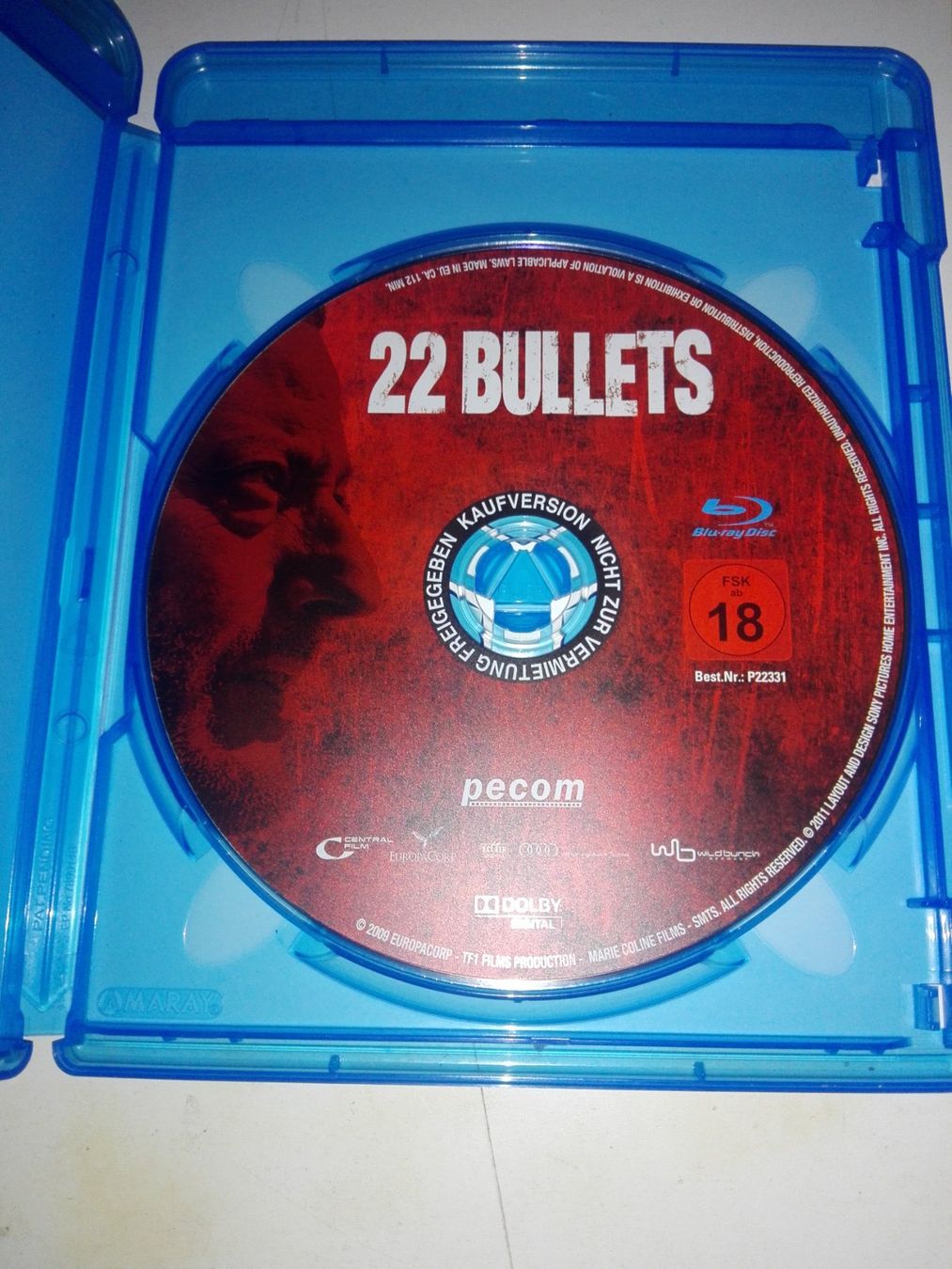 Tutti i DVDs: 22 Bullets - Unvergänglich     (De & Fr)        >Blu-ray< – Usato da St.Galllen venduto da elkaphone 1