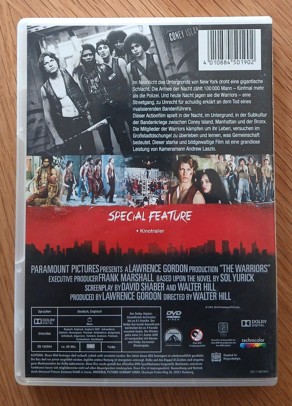 Tutti i DVDs: The Warriors (DVD) TOPZUSTAND – Nuovo (secondo la descrizione) da Nänikon venduto da Skorpion11 1