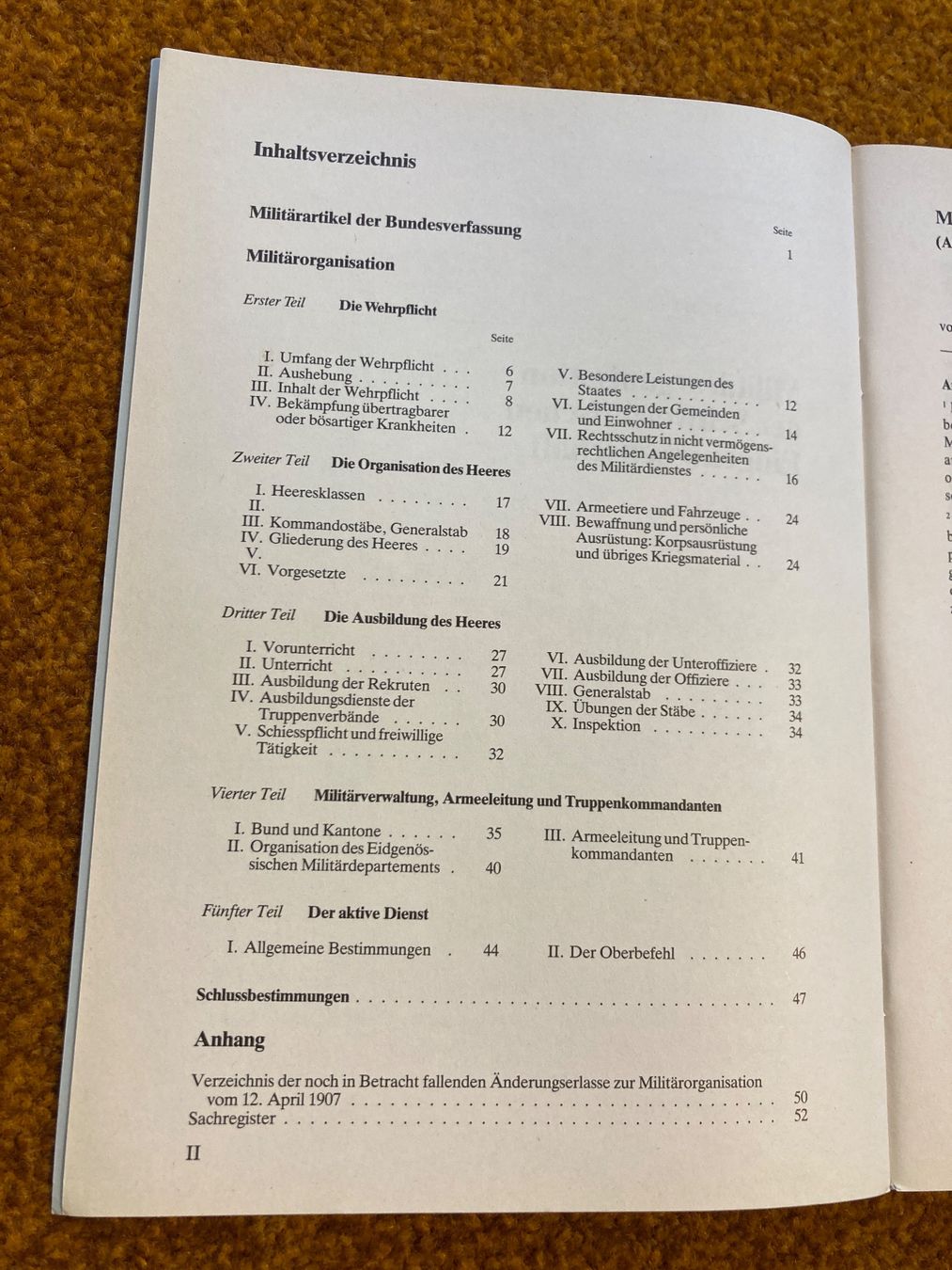 Libri: 5 Reglemente der Schweizer Armee – Usato da Brütten venduto da Hst1 1