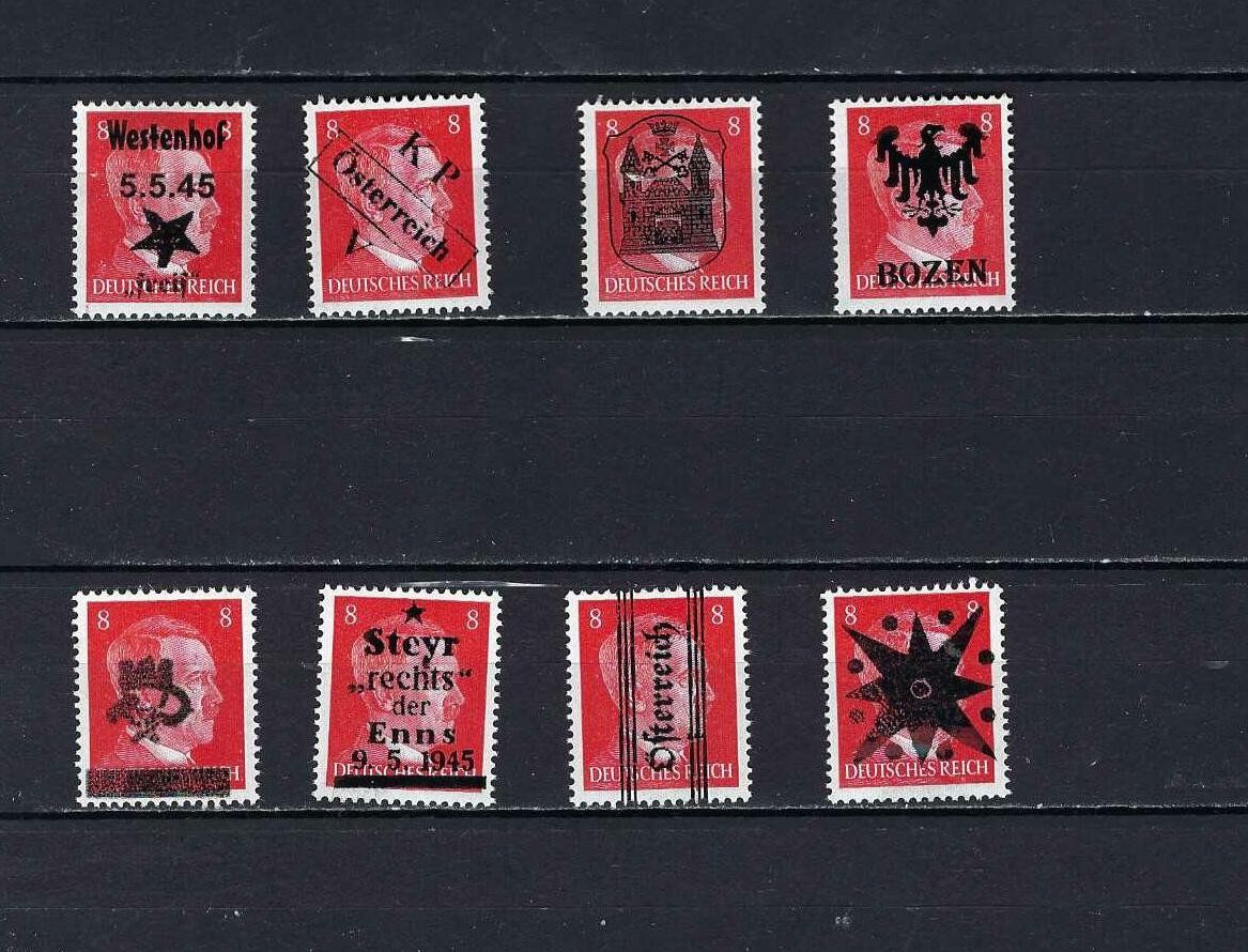 Tutti i francobolli: Hitler mit Aufdruck ** – Nuovo e nell'imballaggio originale da Altstätten SG venduto da Nandodax