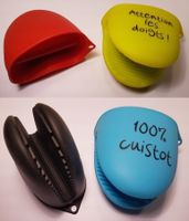 4 Rutschfeste Silikon-Schutz-Handschuhe