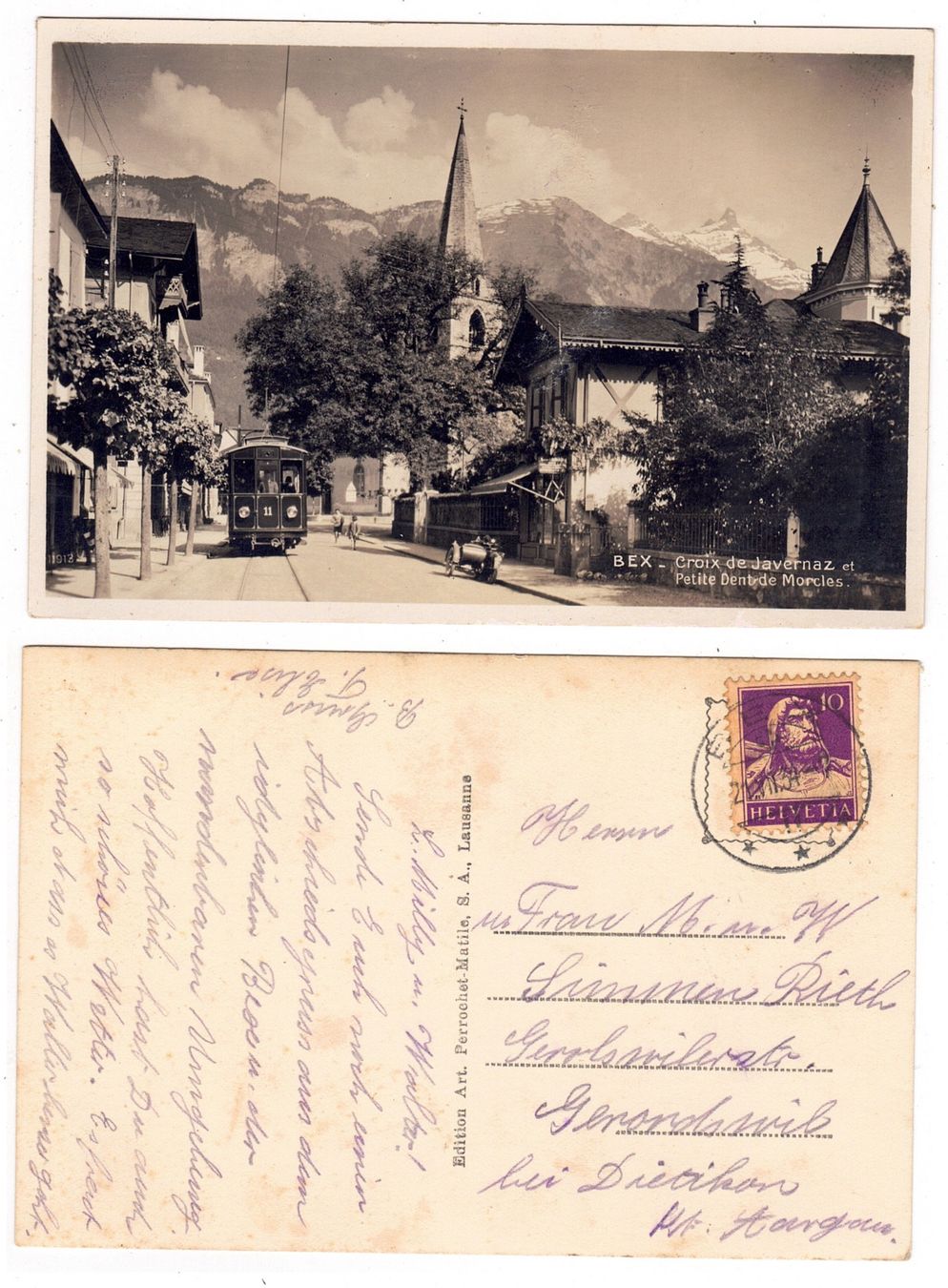 Cartoline postali: Bex, Croix de Javernaz – Usato da La Tour-de-Peilz venduto da amjust