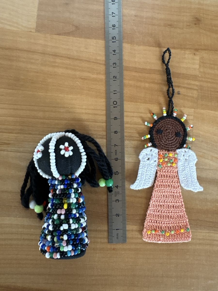 Toutes les décorations: 2 Rasta Figuren / Handarbeit / Engel – D'occasion à Rümlang par euqinom16