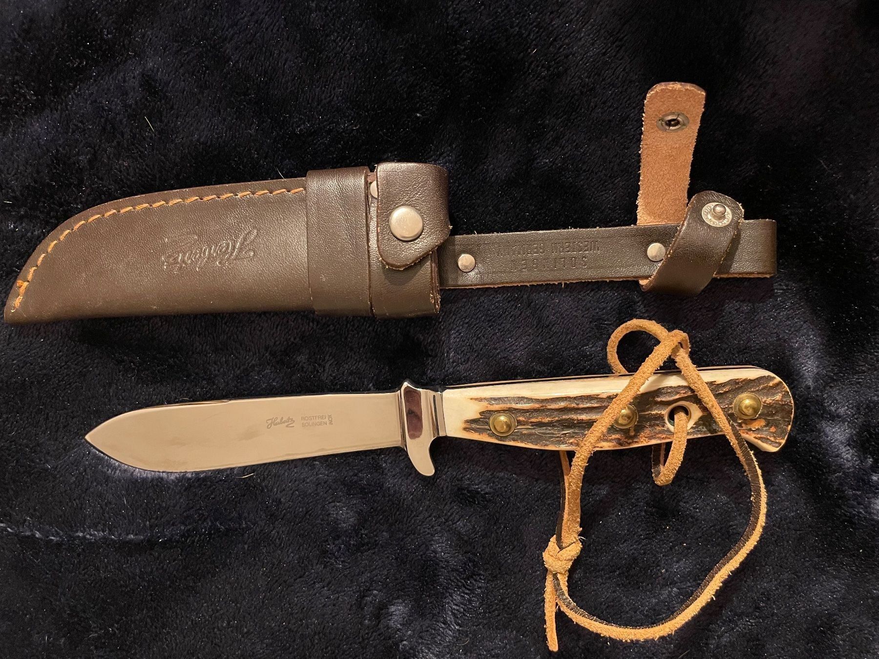 Solingen Accessori: Jagdnicker Herbertz mit Hirschhorgriff – Nuovo (secondo la descrizione) da Niedergösgen venduto da Ibex56 1