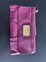 Portefeuille FOSSIL en cuir rose, vintage