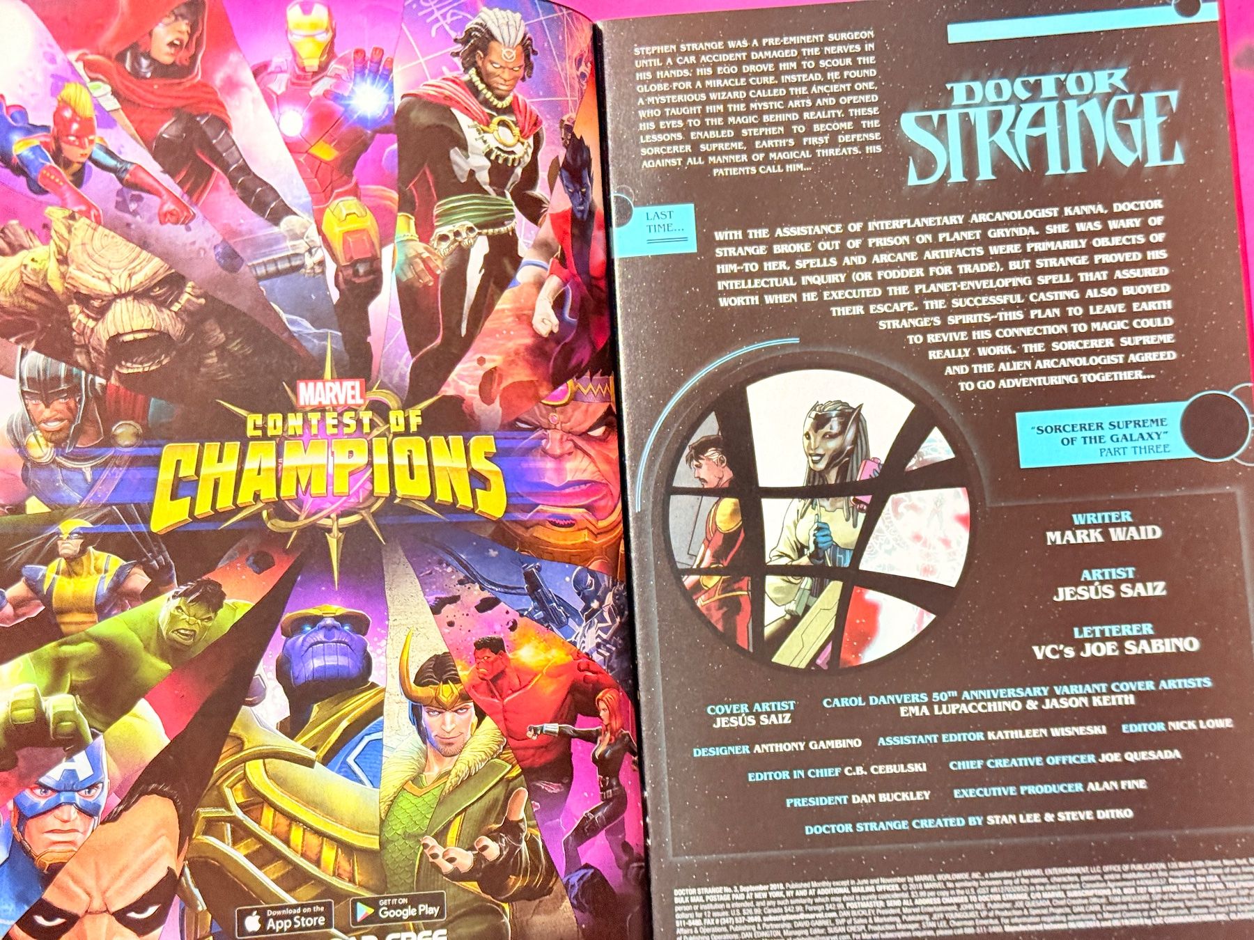 Fumetti: Doctor Strange #1-6 Set | Marvel Comics Space Arc Komplett E – Nuovo e nell'imballaggio originale da Zuerich venduto da SonderArt-Wertgut 2