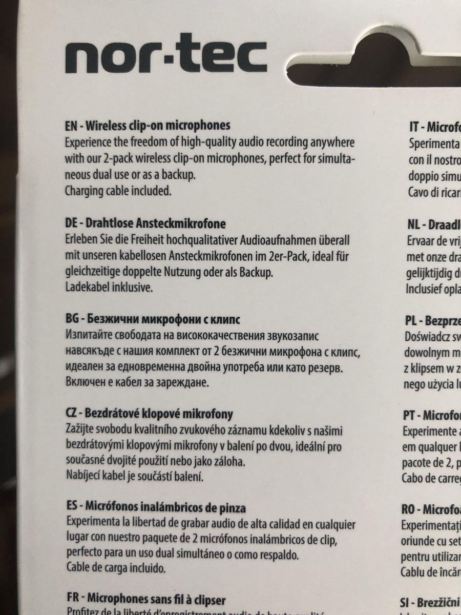 Mikrofone: ASMR Ansteckmikrofon-Set, Wireless, Neu & OVP! – Neu und originalverpackt aus Bibern SH von Anuja_20 2