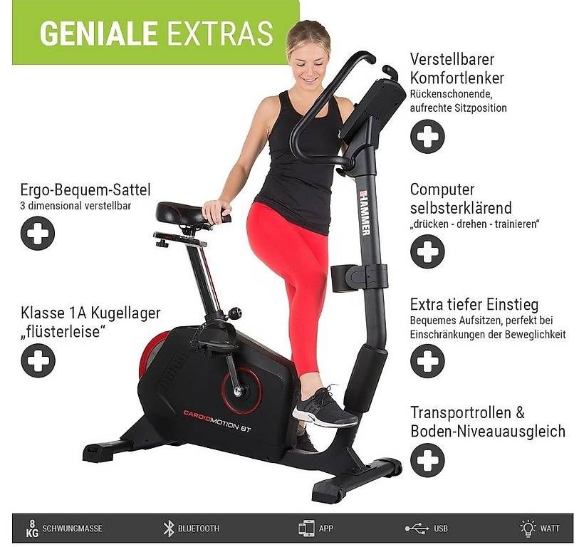 Hometrainer: Hammer Cardio Motion BT Ergometer – Usato da Wetzikon ZH venduto da Oberon4 2