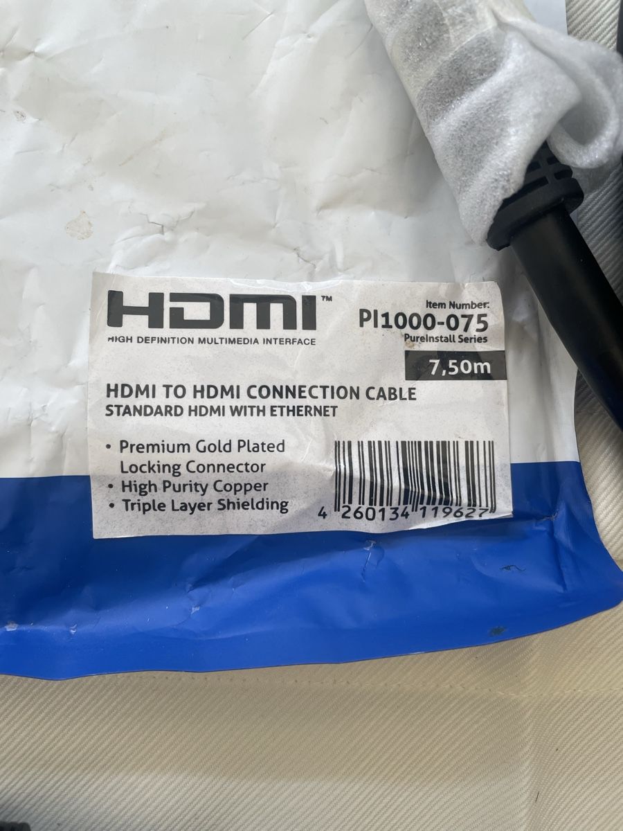 Cavi: HDMI Kabel 7,5 m / 1,5 m / 60 cm – Nuovo e nell'imballaggio originale da Widnau venduto da san_qd7m 2