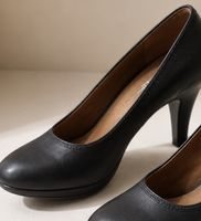 Pumps schwarz Leder Grösse 39 wie neu