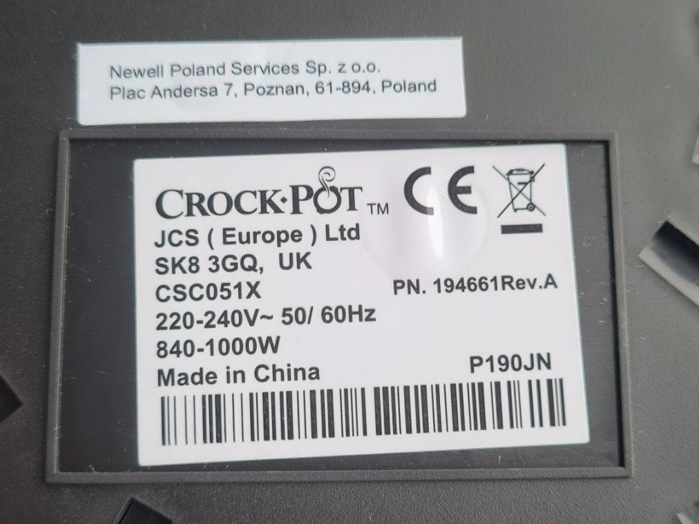 Pentole: Crockpot Express Kocher / CSC051X / Multikocher – Usato da Safenwil venduto da TOMLUK 4