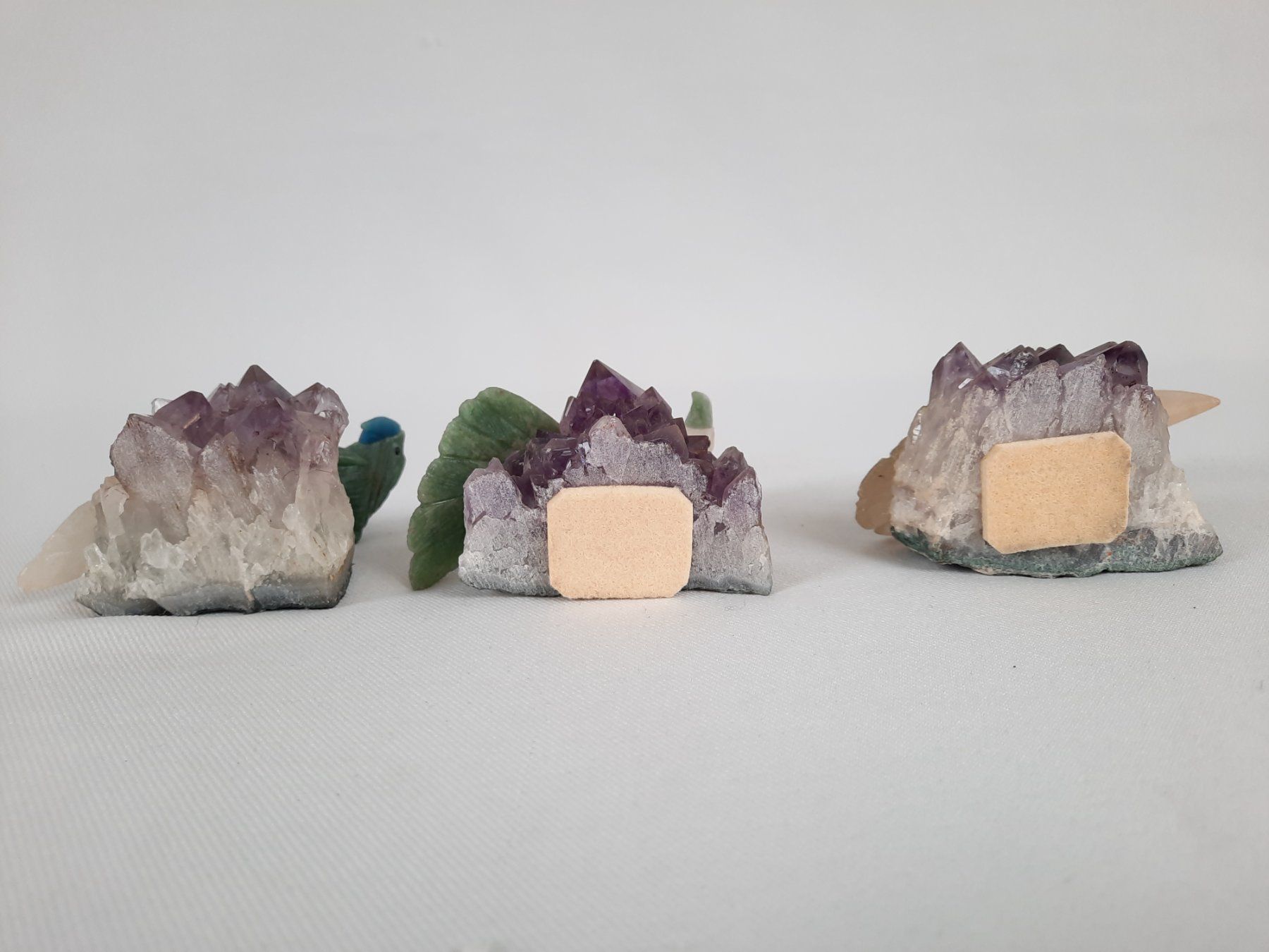 Minerali & Pietre curative: 3 Vögel auf Amethyst – Usato da Beinwil am See venduto da Restwert_Beinwil 2