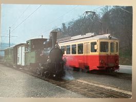 Triebwagen  AK Dampfzug 