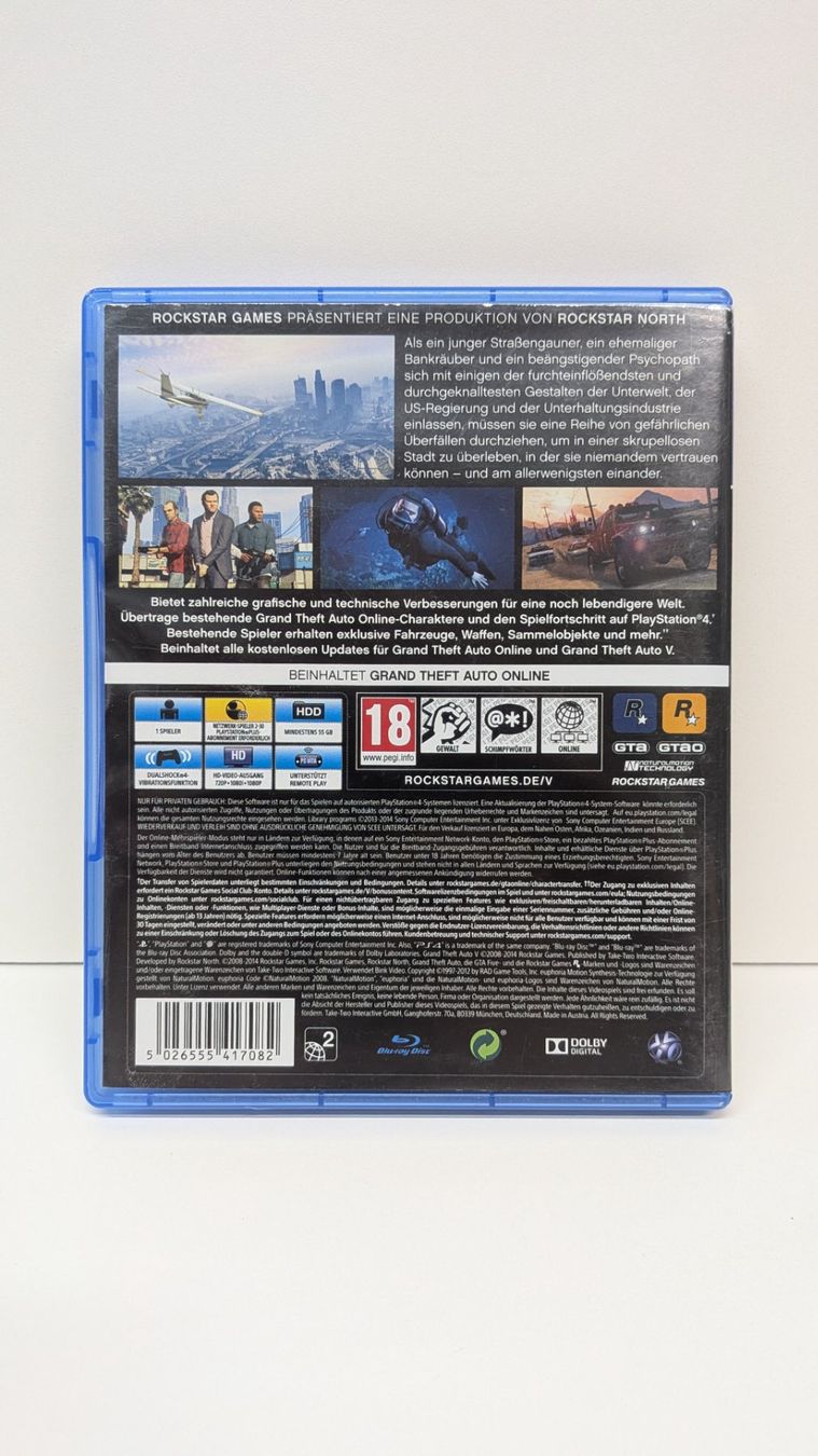 Sony Console: PlayStation 4 mit Controller und GTA V – Usato da Menziken venduto da mame18 4