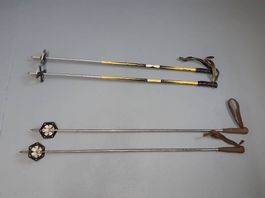 alte Skistöcke