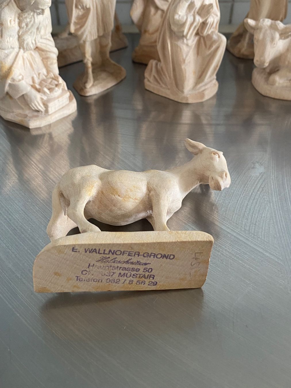 Xilografie: Schnitzerei Kunst Krippe Wallnöfer-Grond Müstair – Usato da Solothurn venduto da BORGHAGEN 7