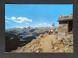 AK Blick vom Oberen Schafberg Segantini Hütte