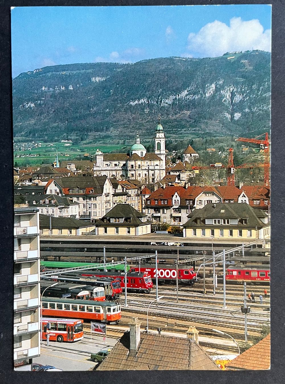 Cartes postales: Verkehrsknoten Solothurn Bahn und Bus 2000 – D'occasion à Ostermundigen par DaxKarten-75