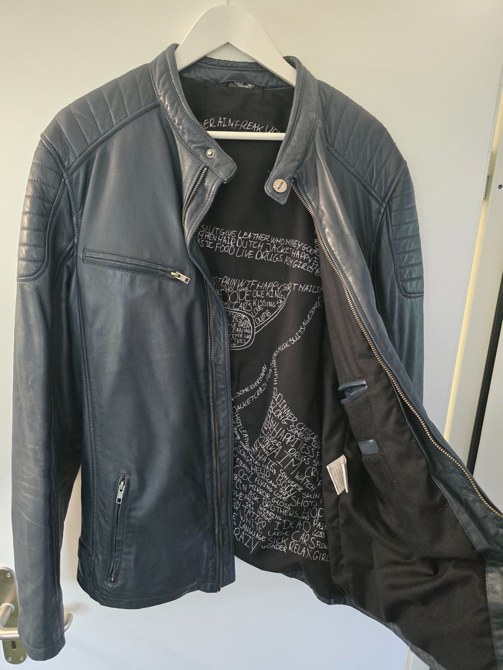 Jacken: Lederjacke dunkelblau – Gebraucht aus Altbüron von Marty235 3