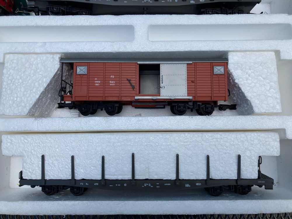 e16 Utz FO Zugset Güterzug eine Lok HGm 4/4 drei Wagen / OVP Kaufen