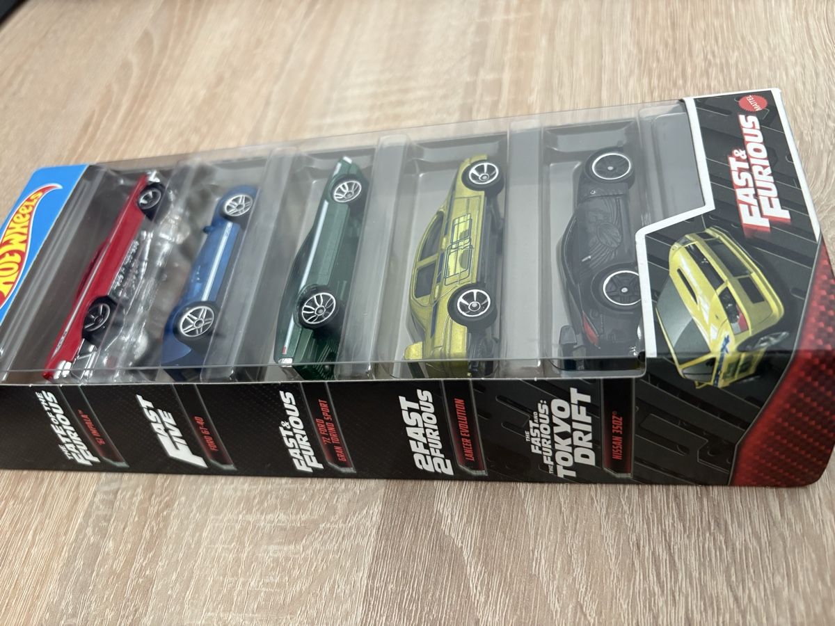 Hot Wheels Modellini d'auto: Hot Wheels Set Fast & Furious 5 Autos – Nuovo e nell'imballaggio originale da Worb venduto da Theubet02 1