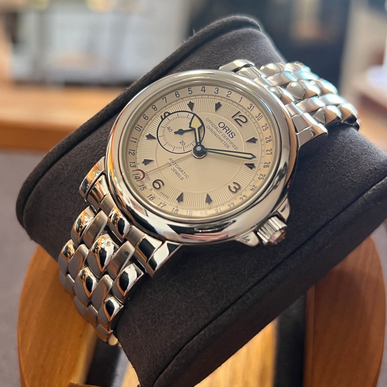 Oris Montres: Oris Pointer Date Automatic Small Second 7467 – D'occasion à Carouge GE par Watchaser 8