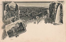 Biel - Litho- Ansichtskarte ungelaufen