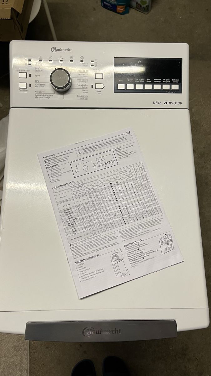 Bauknecht Machines à laver: Bauknecht WTCH 6930 CH/N Toploader – D'occasion à Gossau SG par ModeCity 1