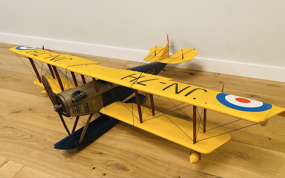 Kit di modellismo & Modellini statici: Maquette en bois avion biplan – Usato da Founex venduto da LeGrandDude