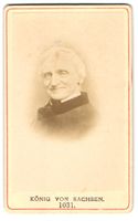 Fotografie Portrait König Johann von Sa