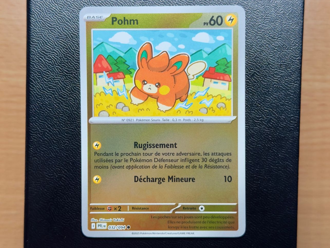 Pokémon Carte collezionabili: Pohm Reverse (032/094) - ME02 - PFL FR – Usato da Chézard-St-Martin venduto da Kro_Cards