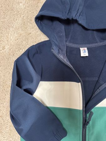Topolino Softshelljacke wind-/wasserabweisend grün blau 104