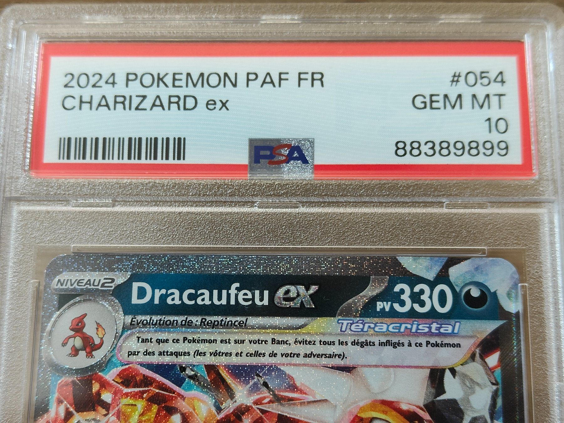 Pokémon Carte collezionabili: (PSA 10) Charizard ex #54, FR, Carte Pokémon gradée – Nuovo e nell'imballaggio originale da Châtelaine venduto da Chompis 4