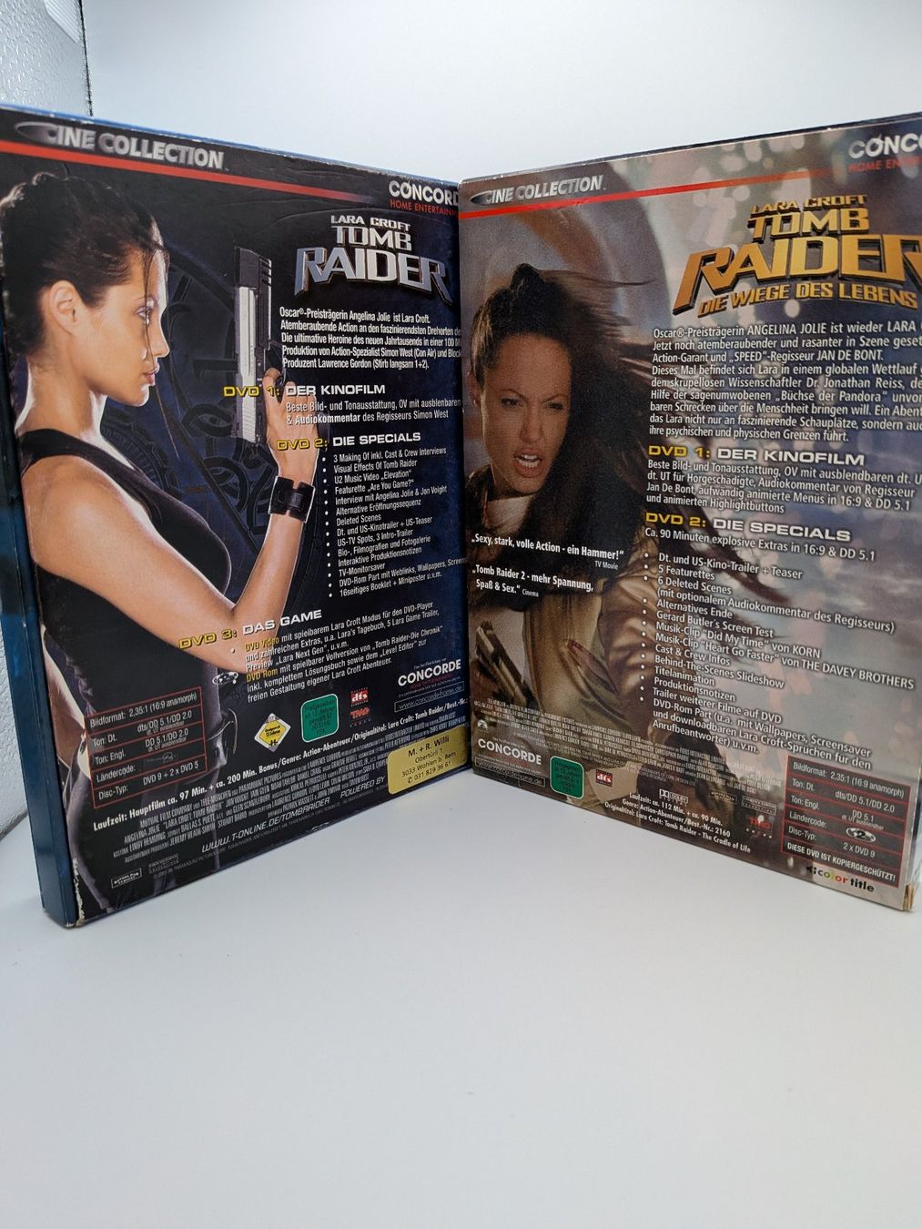 Tutti i DVDs: Tomb Raider DVD-Set mit Game (Concorde) – Usato da Liebefeld venduto da Loopinfility