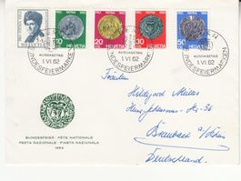 SBK B108 - B112 FDC gelaufen