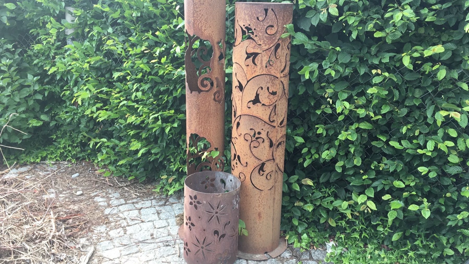 Tutte le decorazioni: Rostige Garten-Deko 3er Set – Usato da Kirchleerau venduto da gue_hn6p 1