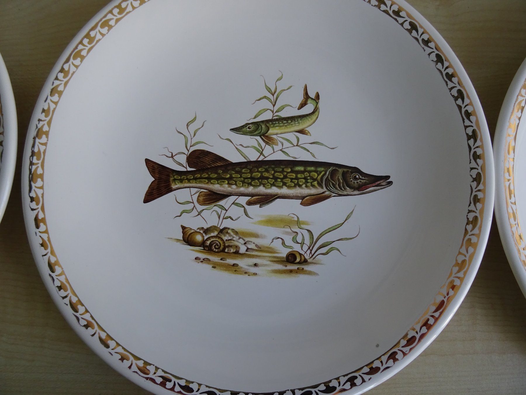 Piatti: 6 Vintage Fischteller – Usato da Biel/Bienne venduto da georgi01 4
