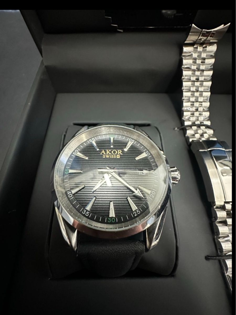 Orologi: Akor Automatic Model Black Bean, full Set NEU! (37) – Nuovo (secondo la descrizione) da Untersiggenthal venduto da TimeandShine 1