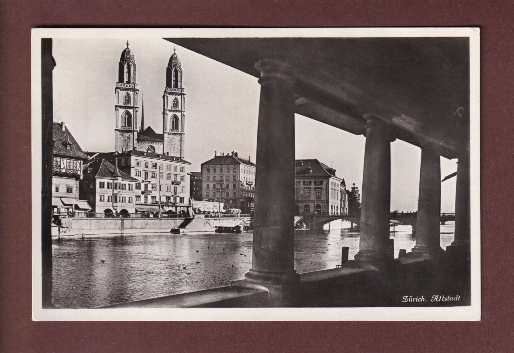 Ansichtskarten: ZÜRICH - Altstadt - 1934 – Gebraucht aus Pully von nicecards-shop
