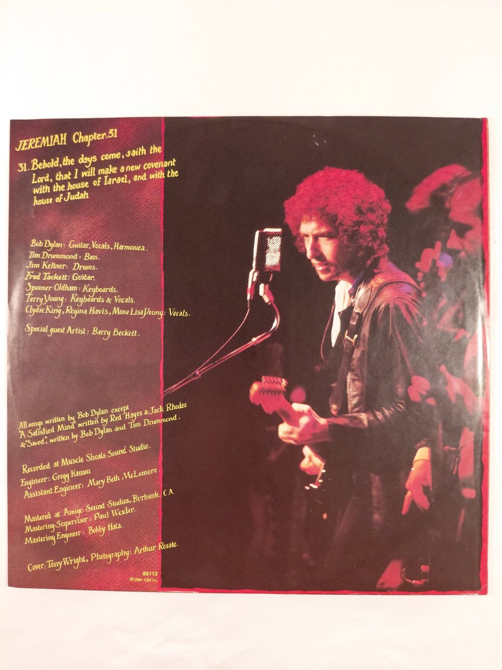 Dischi in vinile: Bob Dylan ‎– Saved – Usato da Winterthur venduto da SilverFR 3