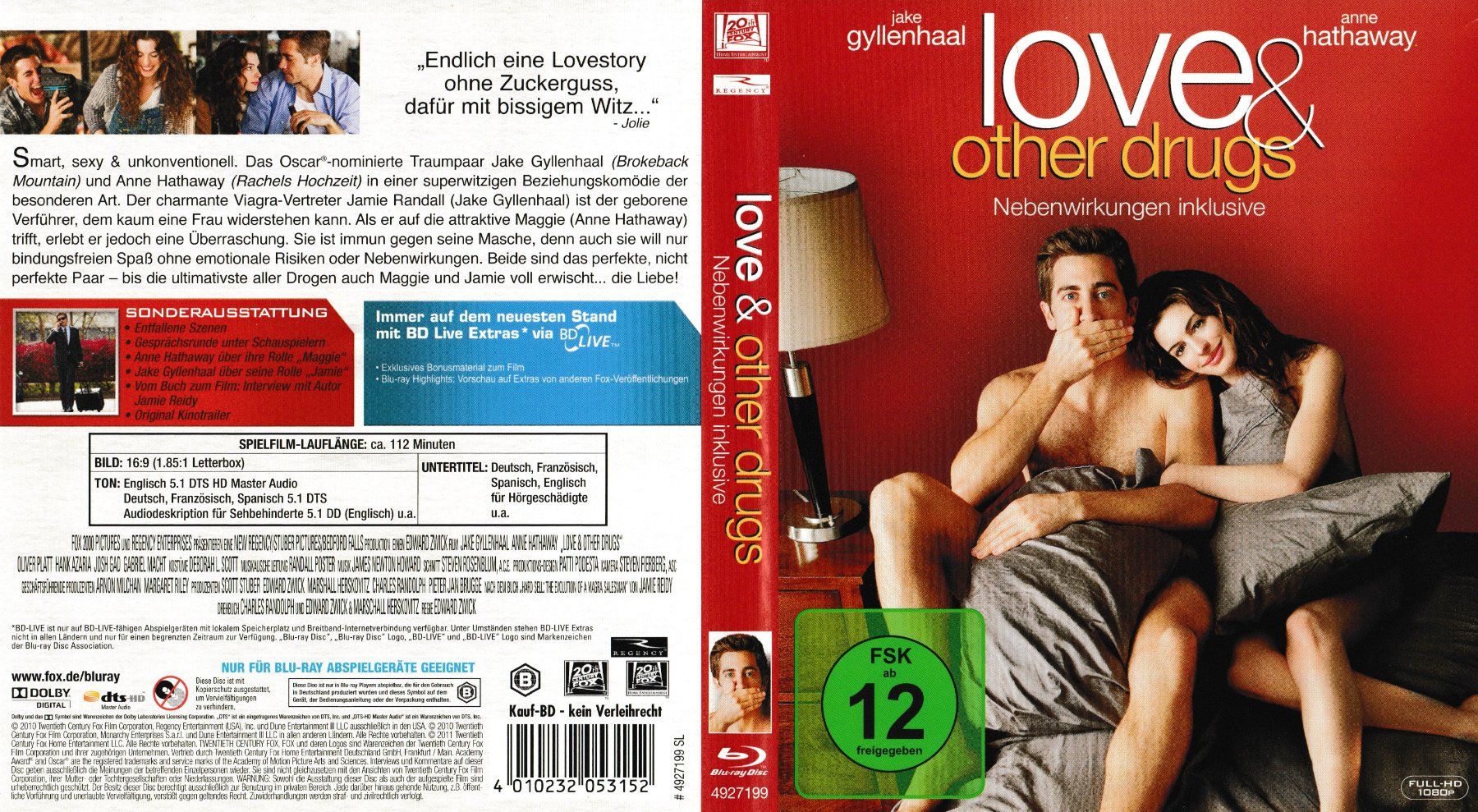 Alle DVDs: Blu-Ray - Love & Other Drugs – Gebraucht aus Langnau am Albis von MediaRescuerKeLoX