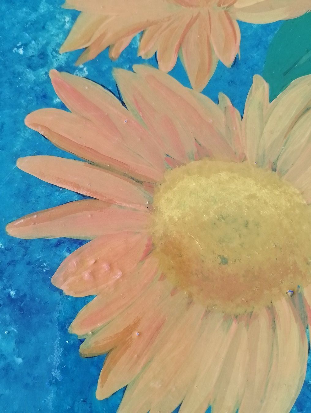 Sottobicchieri: 6 handgemalte Tischsets Sonnenblumen UNIKATE! – Usato da Luzern venduto da Seri4 5