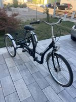 Biria Dreirad Fahrrad mit Gepäckkorb 