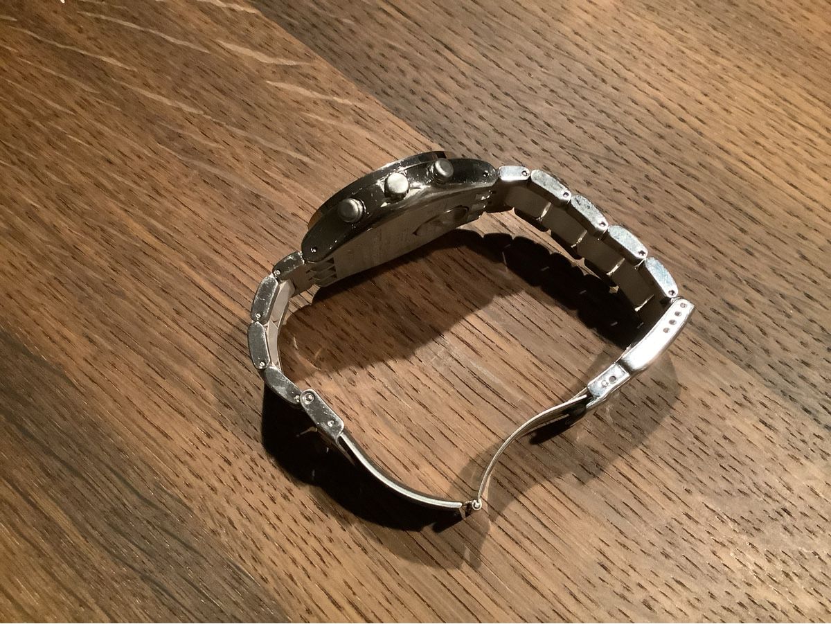 Swatch Uhren: Swatch Chrono, Edelstahl weiss – Neu (gemäss Beschreibung) aus Cham von capalari 1